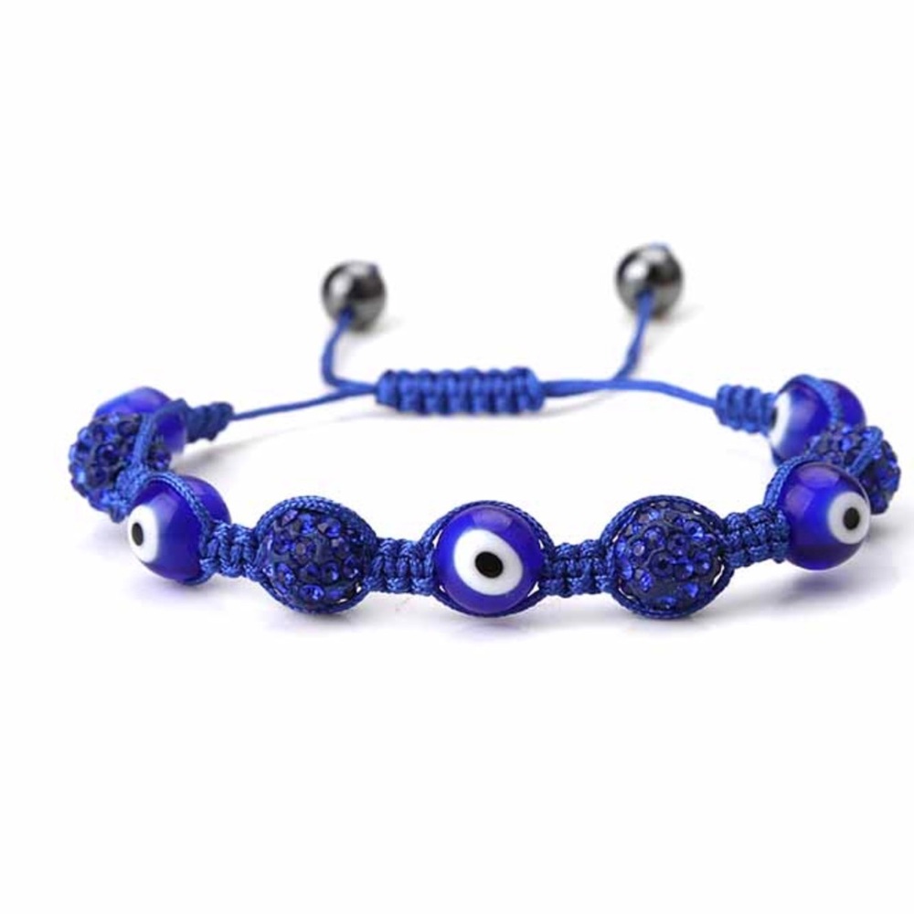 Artisan Evil Eye Crystal Bracelet- Fair Trade